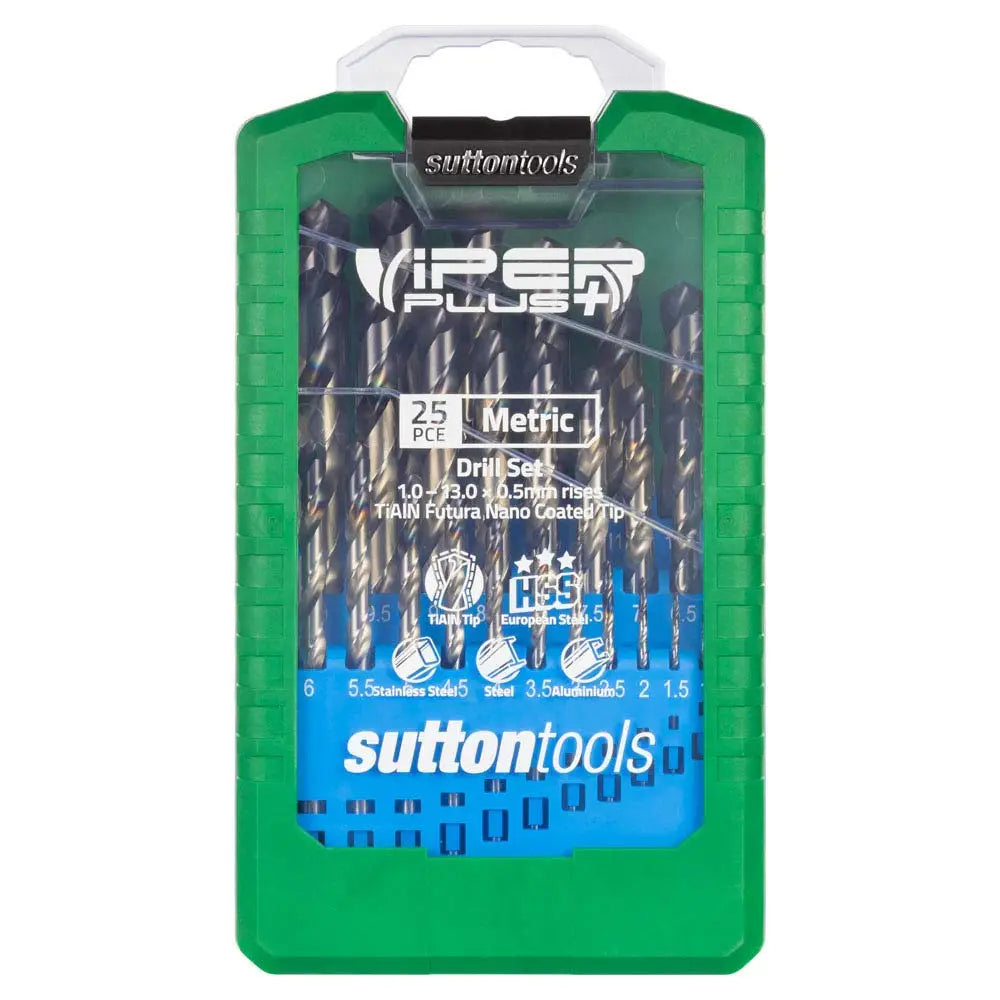SUTTON 1-13mm Jobber Viper+ Hss Drill Bit Set - 25 Piece D179SM3