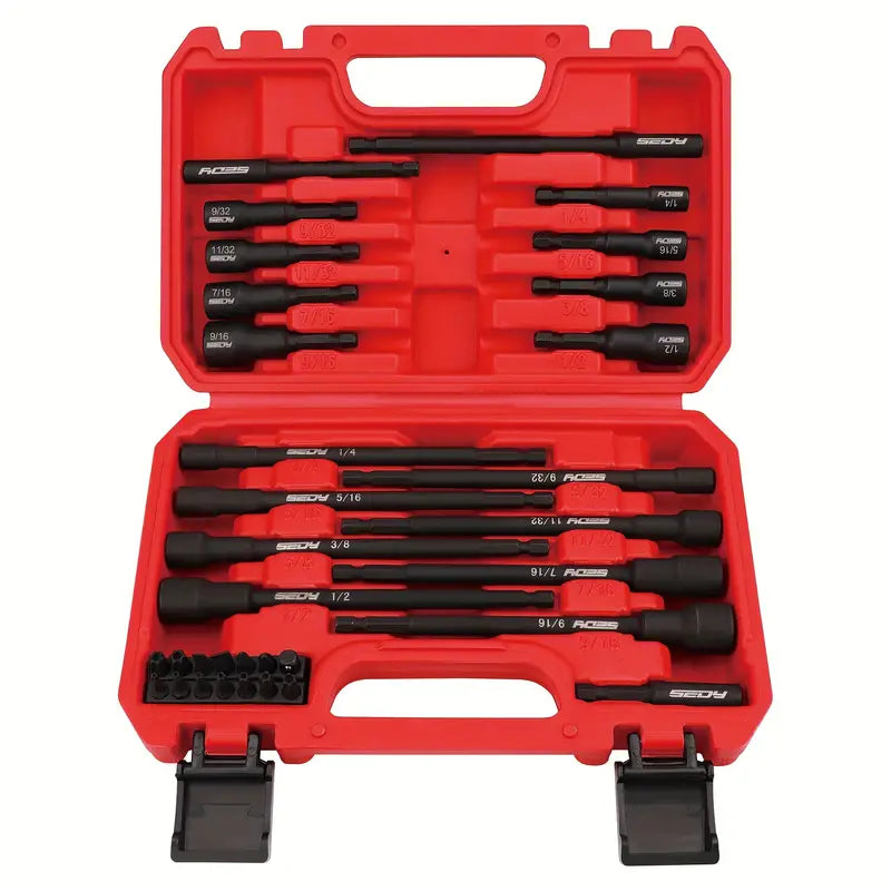 33 Piece Magnetic Nut Driver Set - South East Clearance Centre