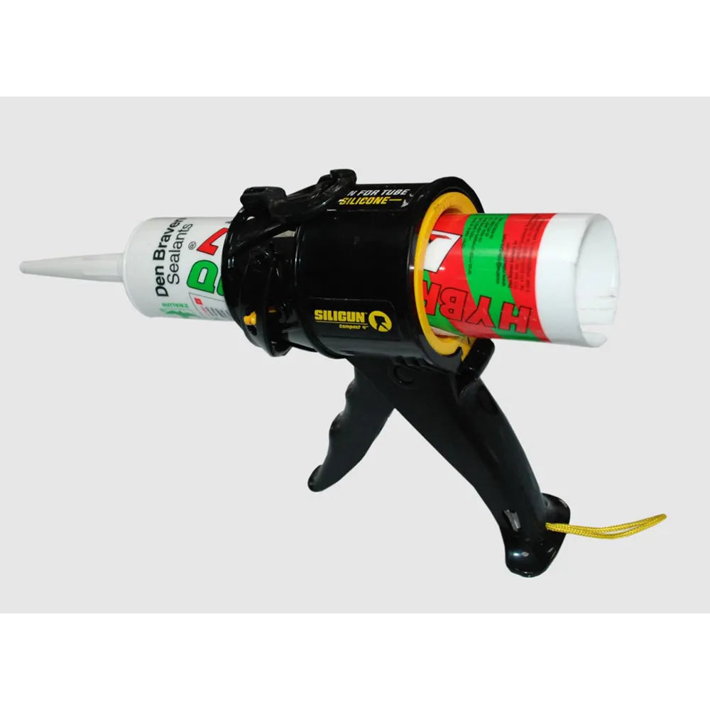 (Box of 20) SILIGUN 4inch Compact Dripless Silicone Caulking Gun URS001 - South East Clearance Centre