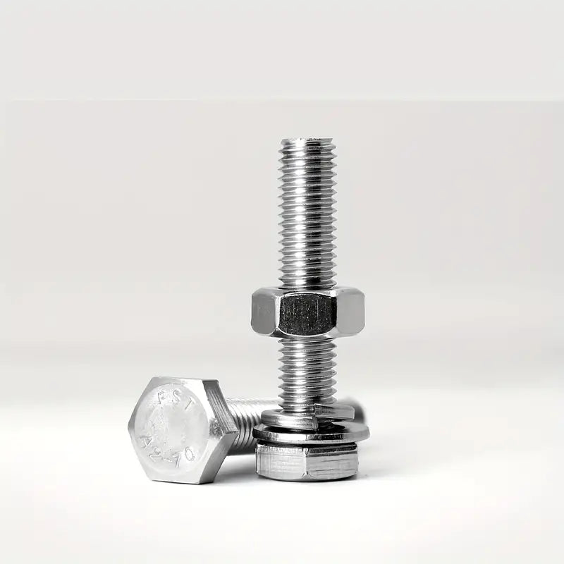 720 Piece Stainless Steel Bolts, Nut & Washer Assortment Kit, M4, M5, M6 - South East Clearance Centre