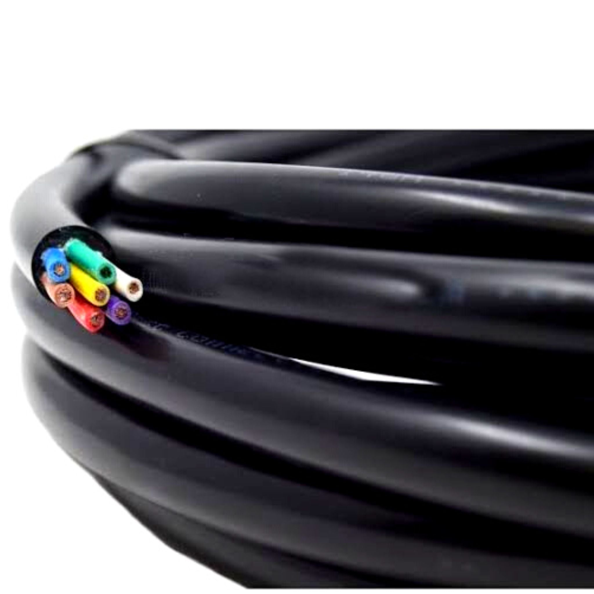 7 CORE TRAILER CABLE 50 Metres 5A 2.5MM BLACK (50 Metres) - South East Clearance Centre