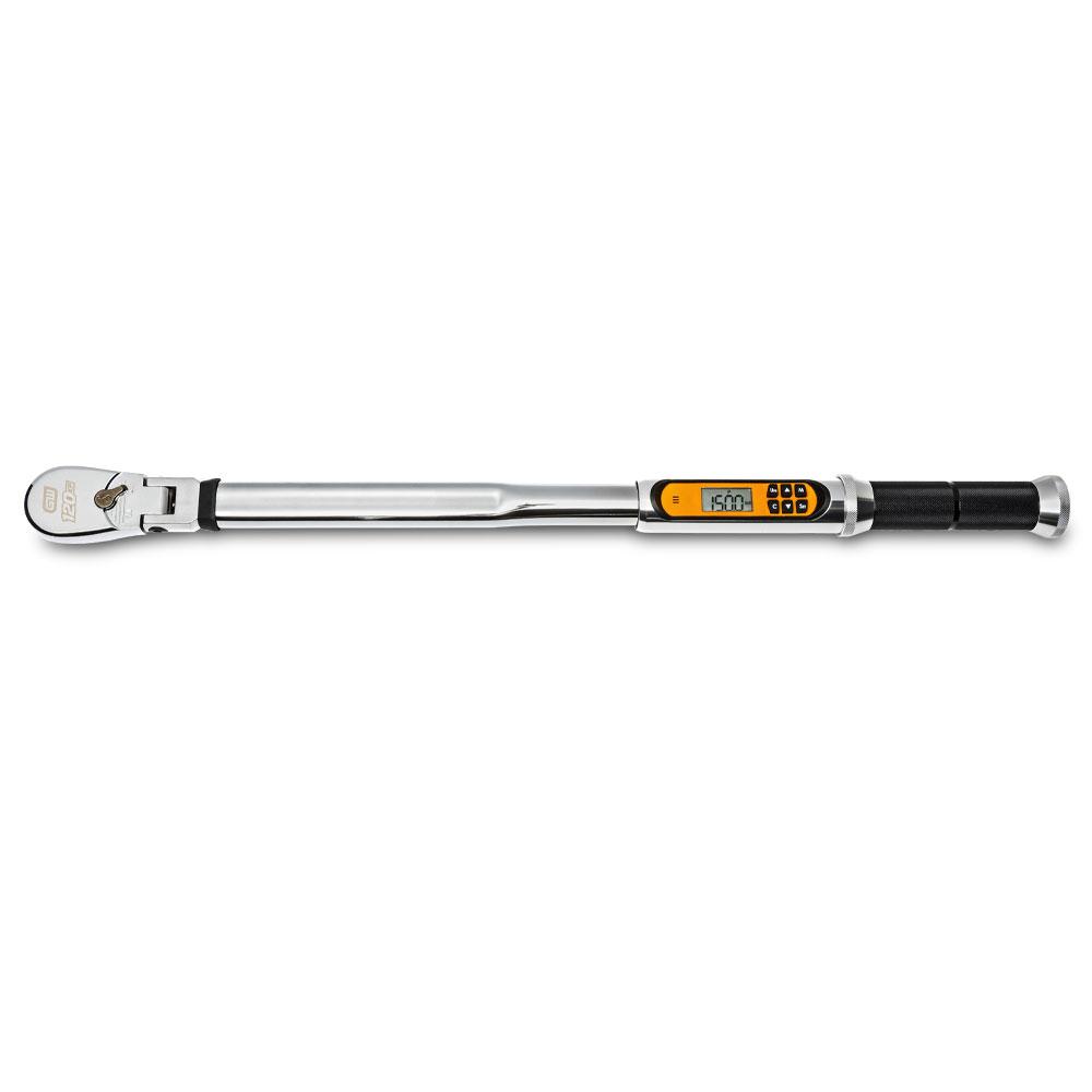 GEARWRENCH 85196 1/2" Drive 120XP™ Flex Head Electronic Torque Wrench With Angle
