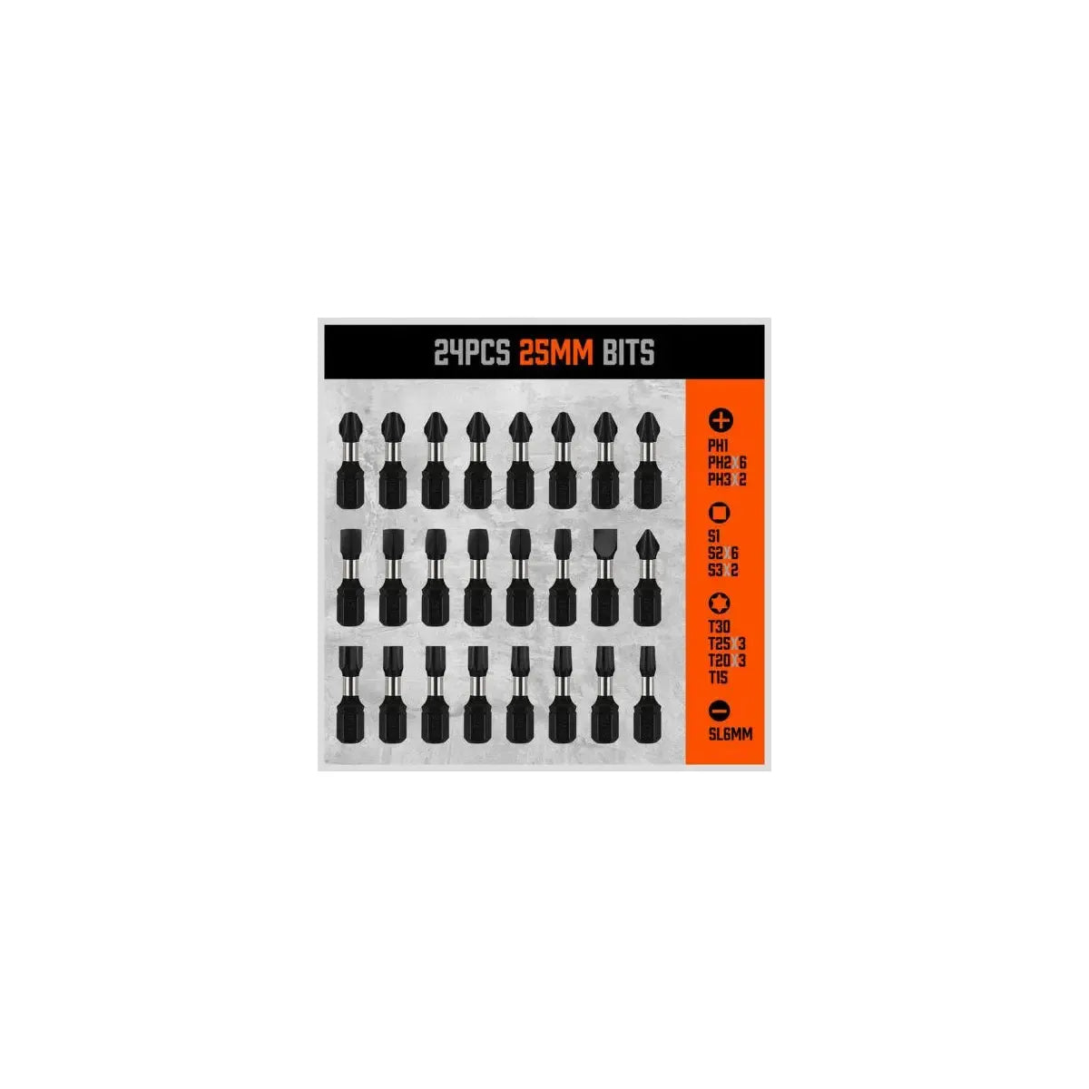 34 piece Magnetic Screwdriver Bit Set Impact Nut Driver Drill Holder Quick Release - South East Clearance Centre