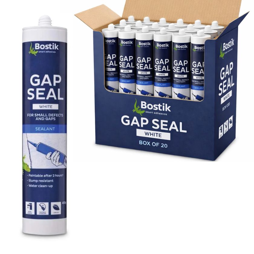Bostik 450g General Purpose Acrylic Gap Filler - White 30605381 (Box of 20)