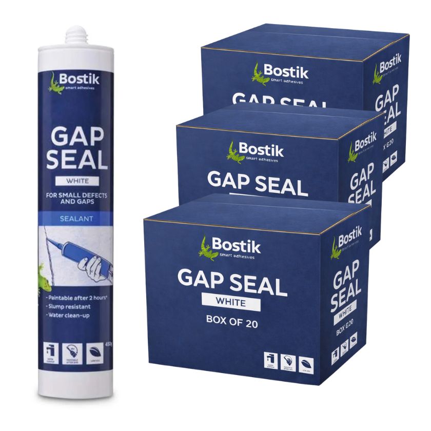 Bostik 450g General Purpose Acrylic Gap Filler - White 30605381 (Box of 60)