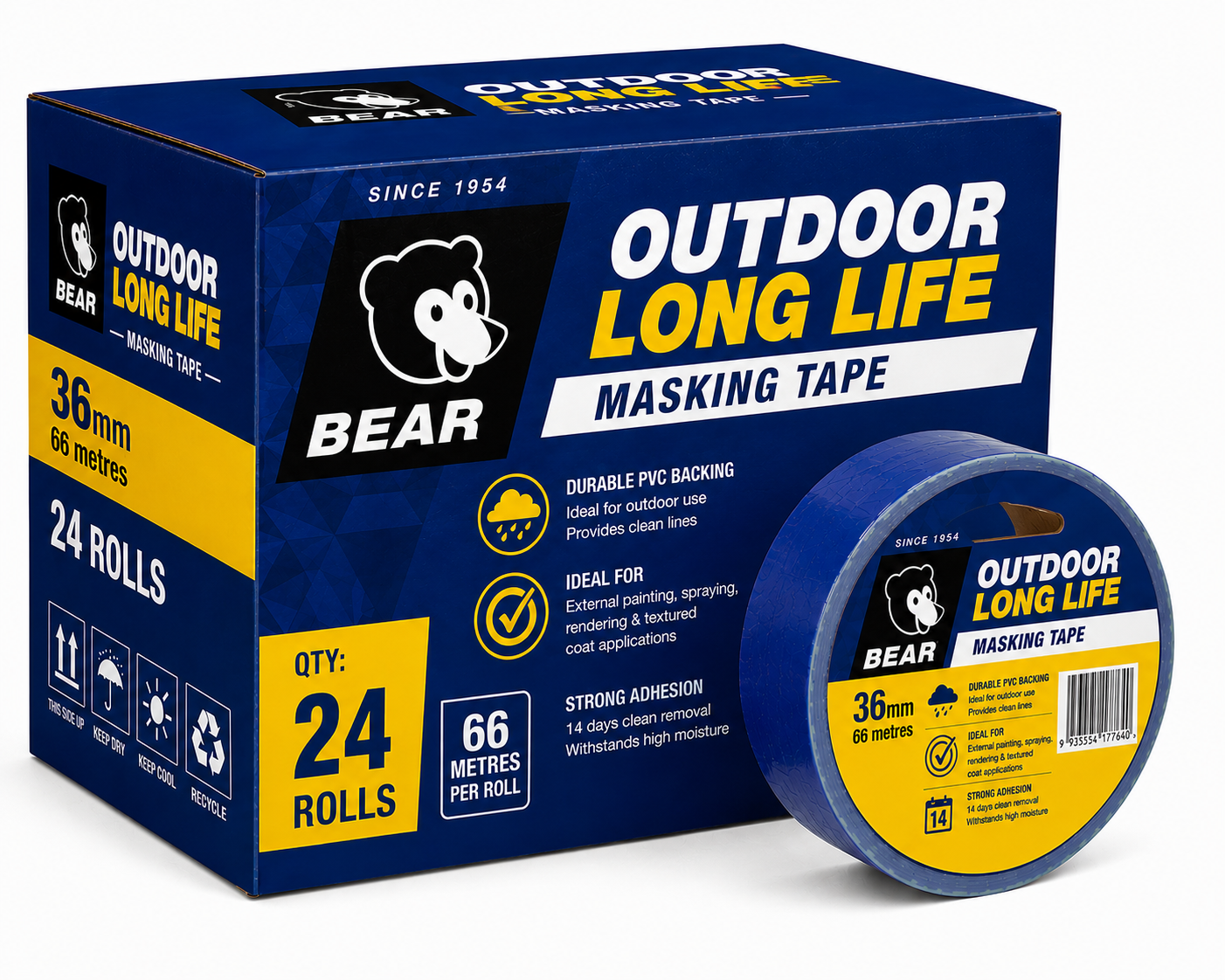 Masking Tape - PVC Outdoor Long Life