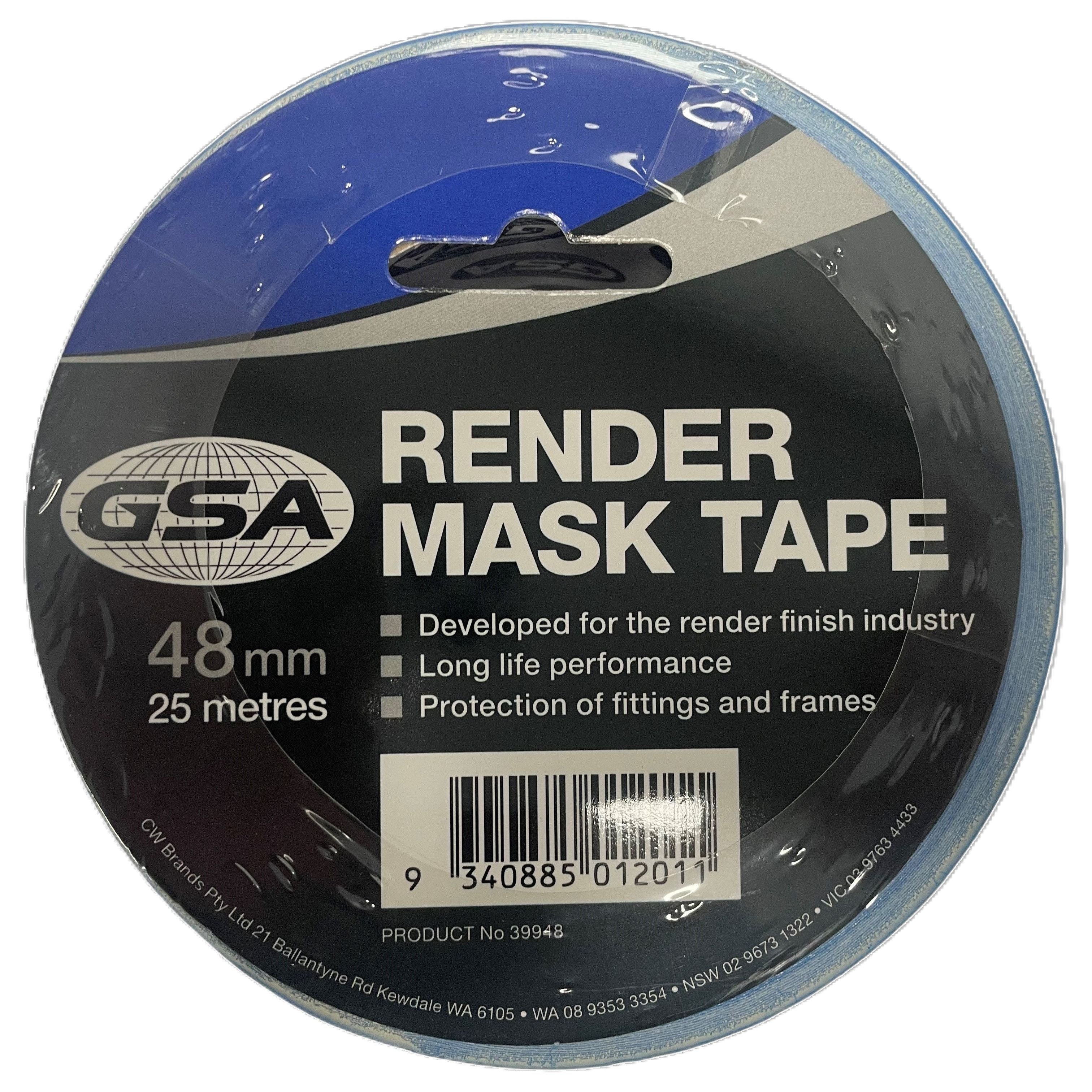 GSA Render Mask Tape 24mm X 25m - South East Clearance Centre