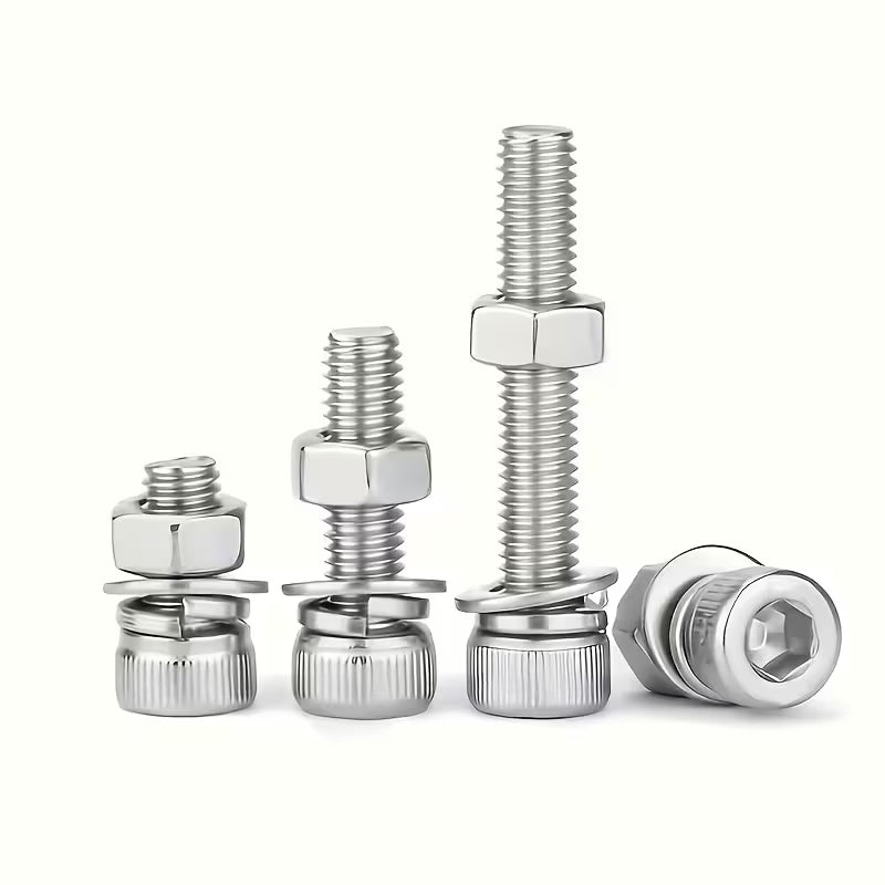 1018 Piece Stainless Steel Metric Hex Socket Cap Screw, Nut & Washer Assortment Kit - M4, M5, M6 & M8 Fasteners with Double-Sided Storage Case
