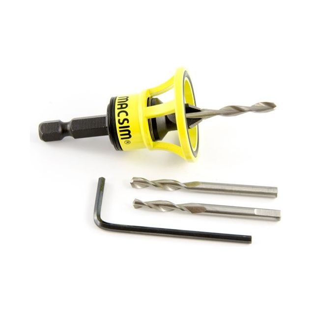 Macsim Clever Tool #8 Pre Drilling & Countersinking Tool Suits 8g Trim Head Screw - South East Clearance Centre