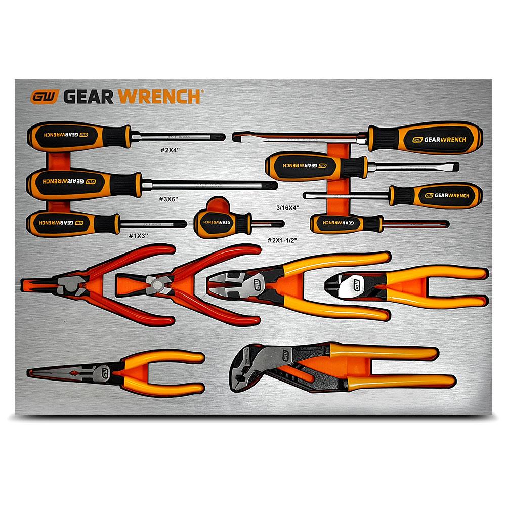 GEARWRENCH 83993 14pce Screwdrivers & Pliers Set in EVA Tray - South East Clearance Centre