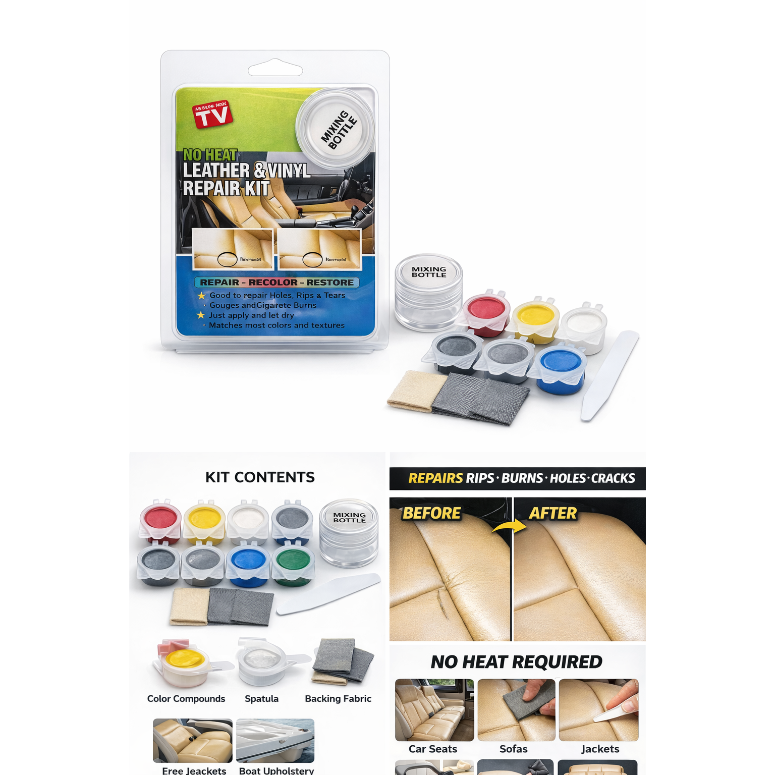 No Heat! Liquid Leather & Vinyl Repair K - South East Clearance Centre