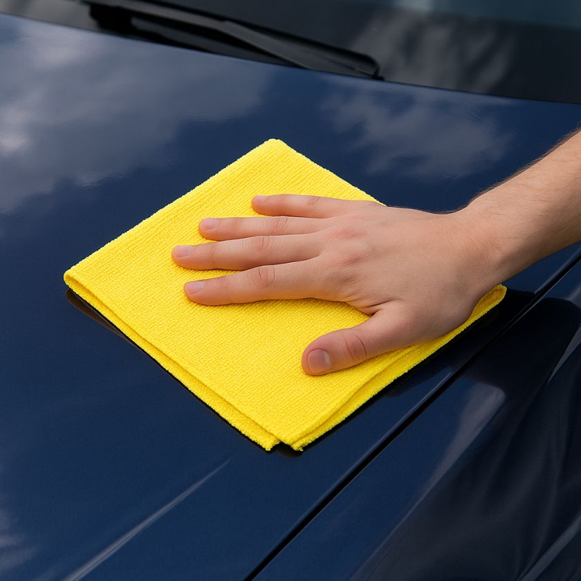 50 Pack Microfiber Cleaning Cloths – 30cm x 30cm – Multi-Colour - South East Clearance Centre