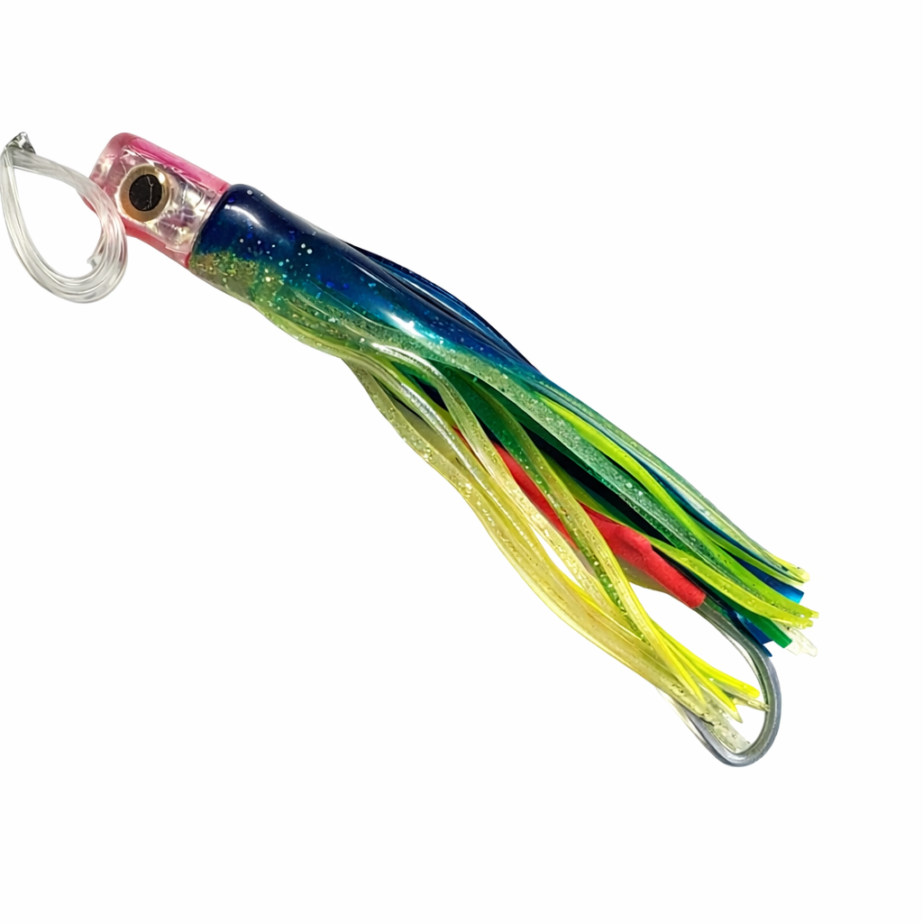 Kamikaze Trolling Skirt Lure 6" Rigged Colour 5 (7/0 Hook) - South East Clearance Centre