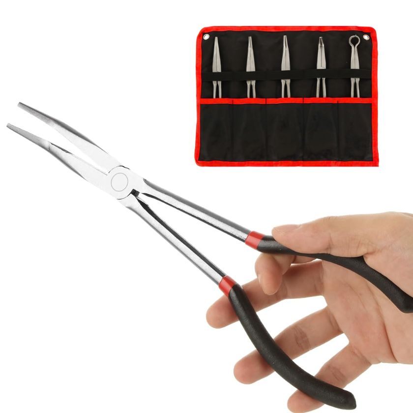 5 Piece Long Nose Plier Set - South East Clearance Centre