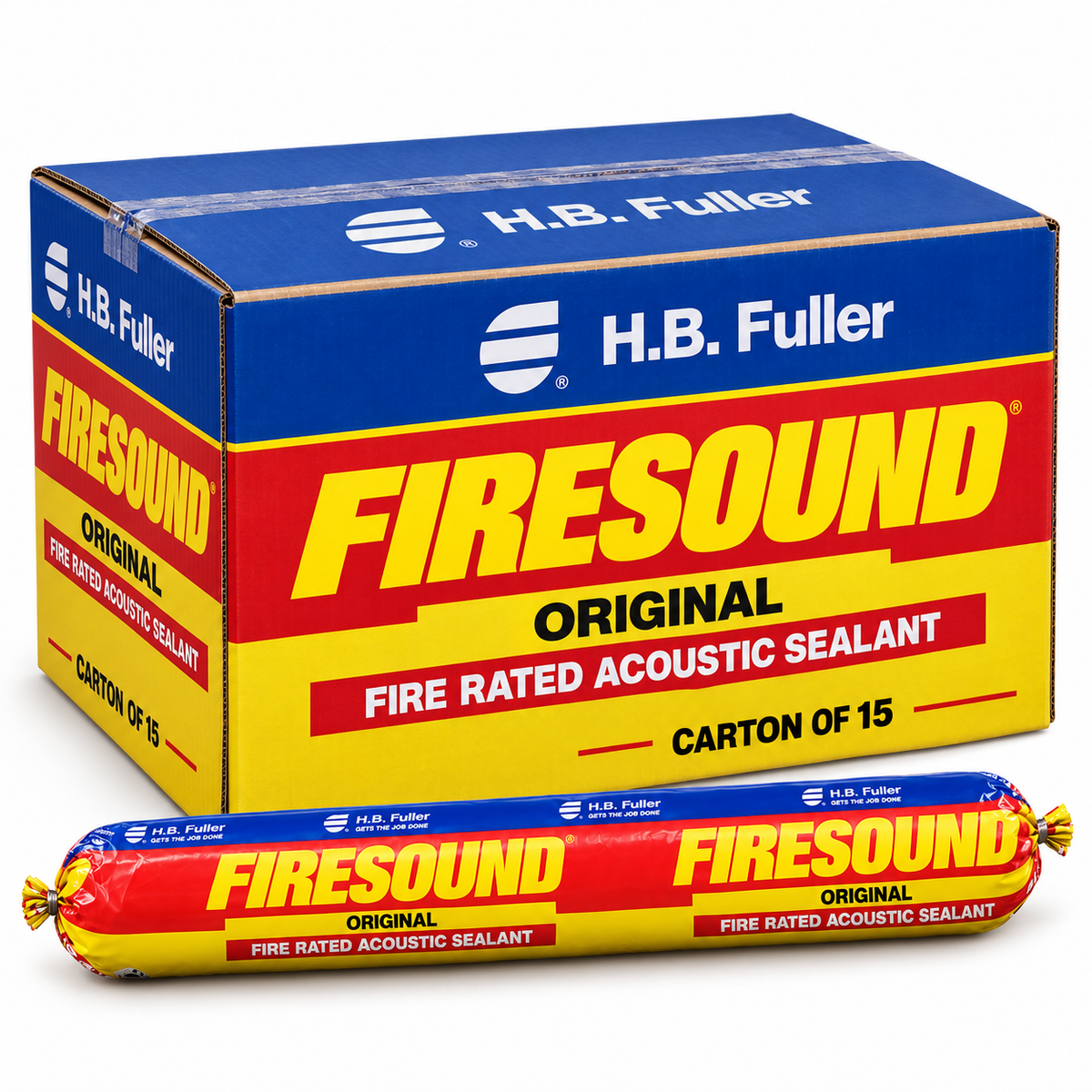 HB Fuller FireSound Fire Rated Acoustic Sealant 15 x 600ml - White