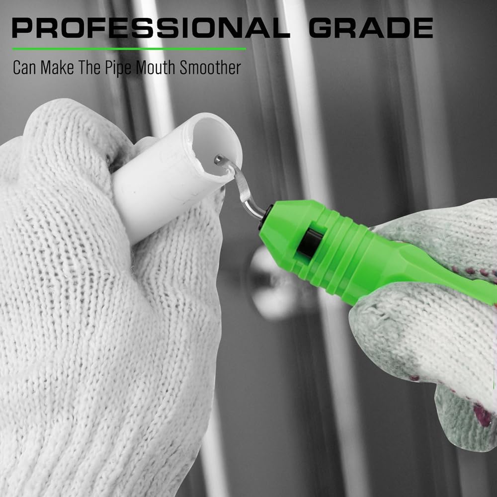 PVC Pipe Cutter,1-5/8"&1-3/8" Ratchet PVC Pipe Cutter for PEX,PVC,PPR and Plastic Hoses, SK5 Steel Blades Ratcheting Pipe Cutter - South East Clearance Centre