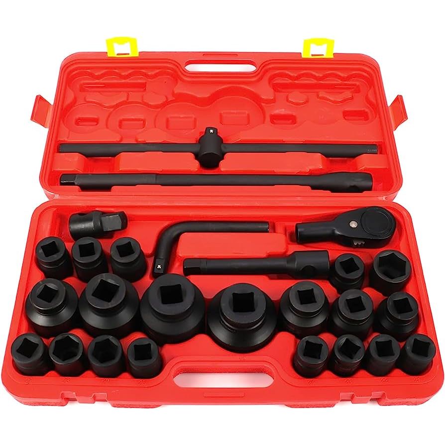 3/4" Drive 26 Piece Heavy Duty Impact Socket Set - South East Clearance Centre