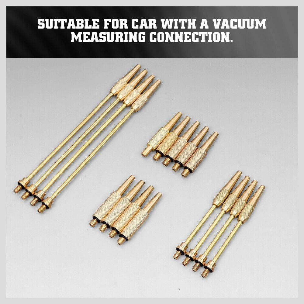 Fuel Vacuum Carburetor Synchronizer Kit Carb Sync Gauge Set Adjustable Balancer - South East Clearance Centre