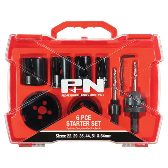P&N 166044664 Bi Metal Holesaw Starter Set - 6 Piece