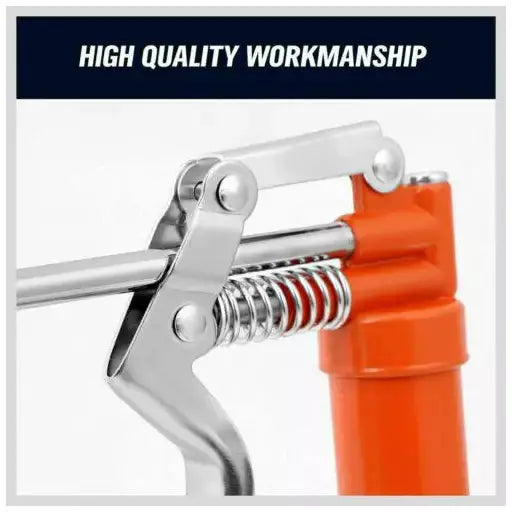 2900PSI Grease Gun Manual Pistol Grip + 3OZ Cartridge Flexible Hose & Coupler - South East Clearance Centre