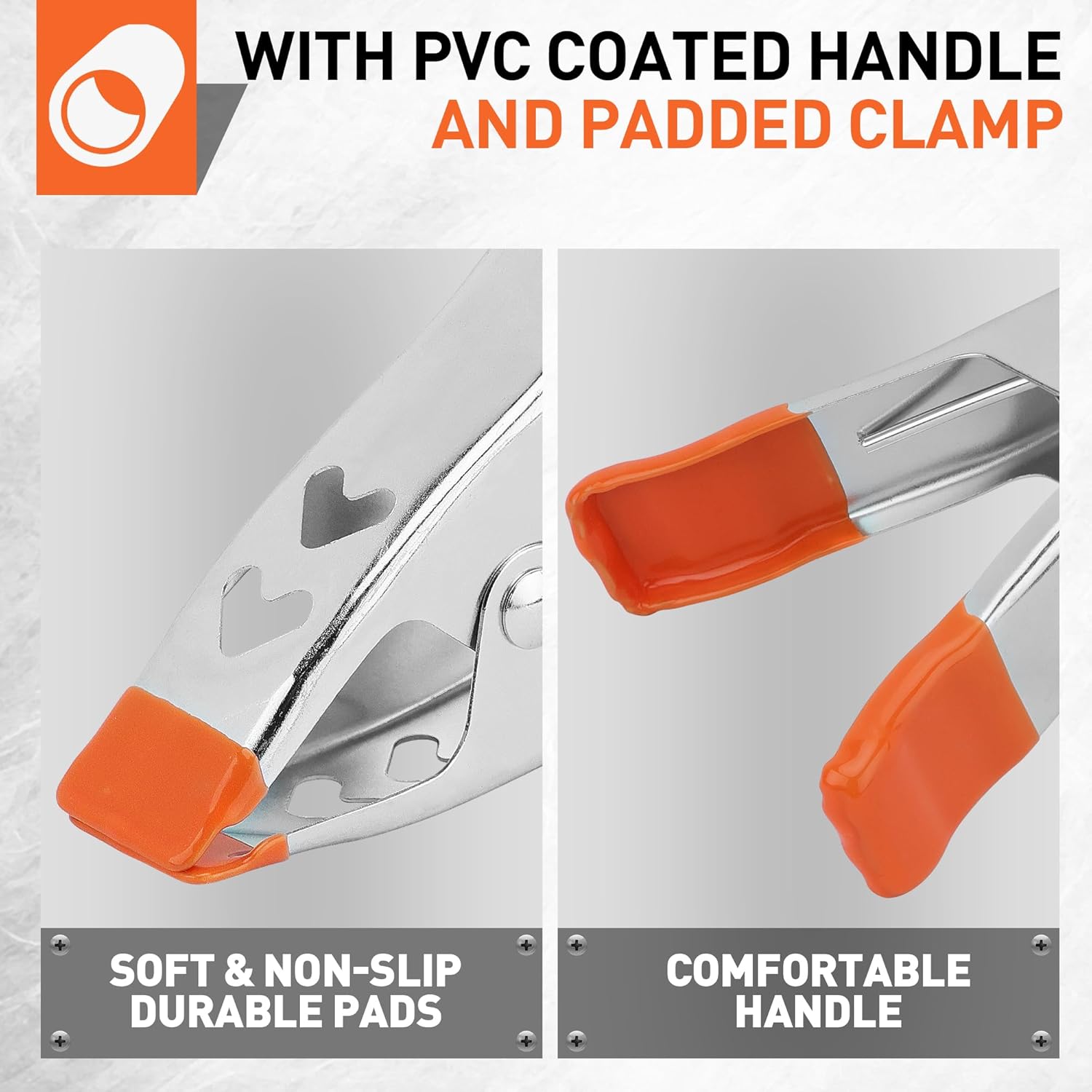 10-Piece 4" inch Spring Clamp, Spring Metal Spring Clamps, 1.5"-inch Jaw opening - South East Clearance Centre