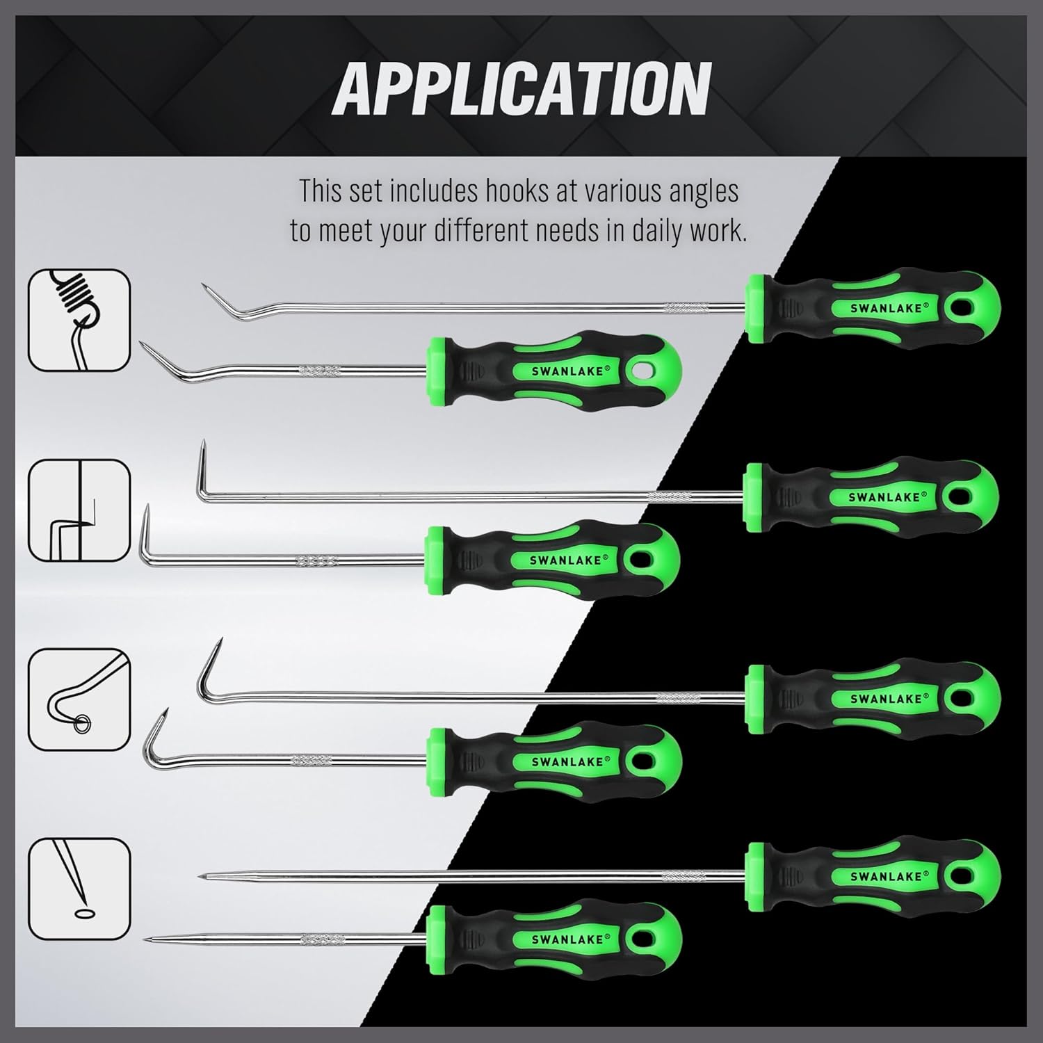 8 Piece Mini H00k & Pick Set