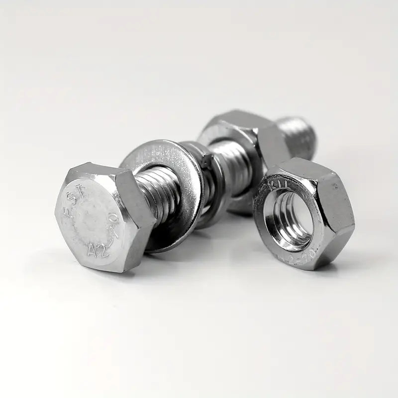 720 Piece Stainless Steel Bolts, Nut & Washer Assortment Kit, M4, M5, M6 - South East Clearance Centre