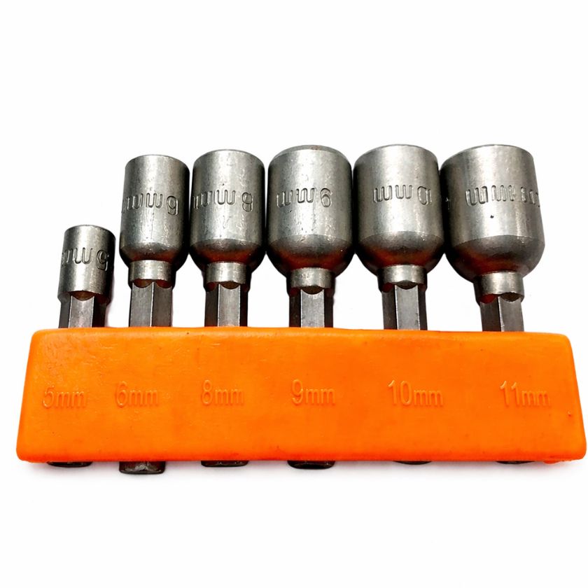 6 Piece Magnetic Nut Driver Set 5-11mm - South East Clearance Centre