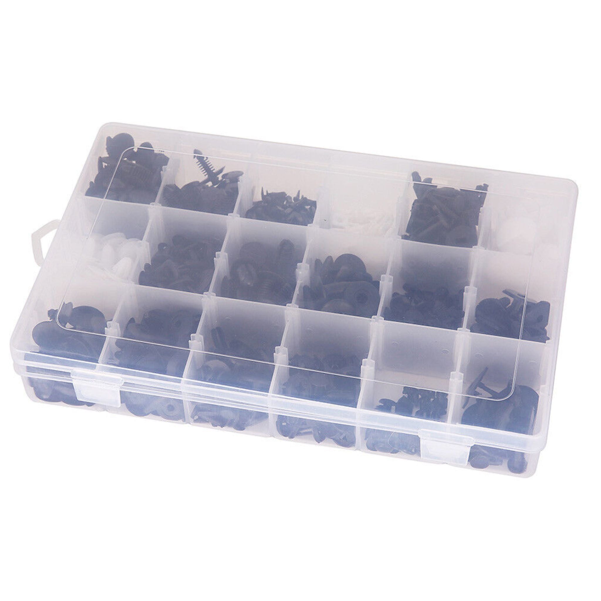 415 Piece Auto Car Trim Plastic Clips Bumper Rivets Screws Panel Push Fastener Kit - South East Clearance Centre