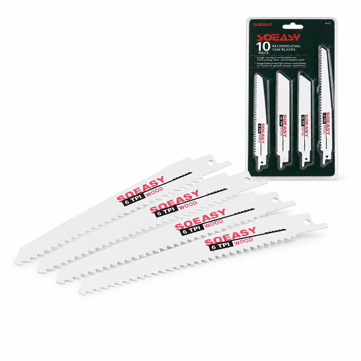Reciprocating Saw Blades - 10 Pack