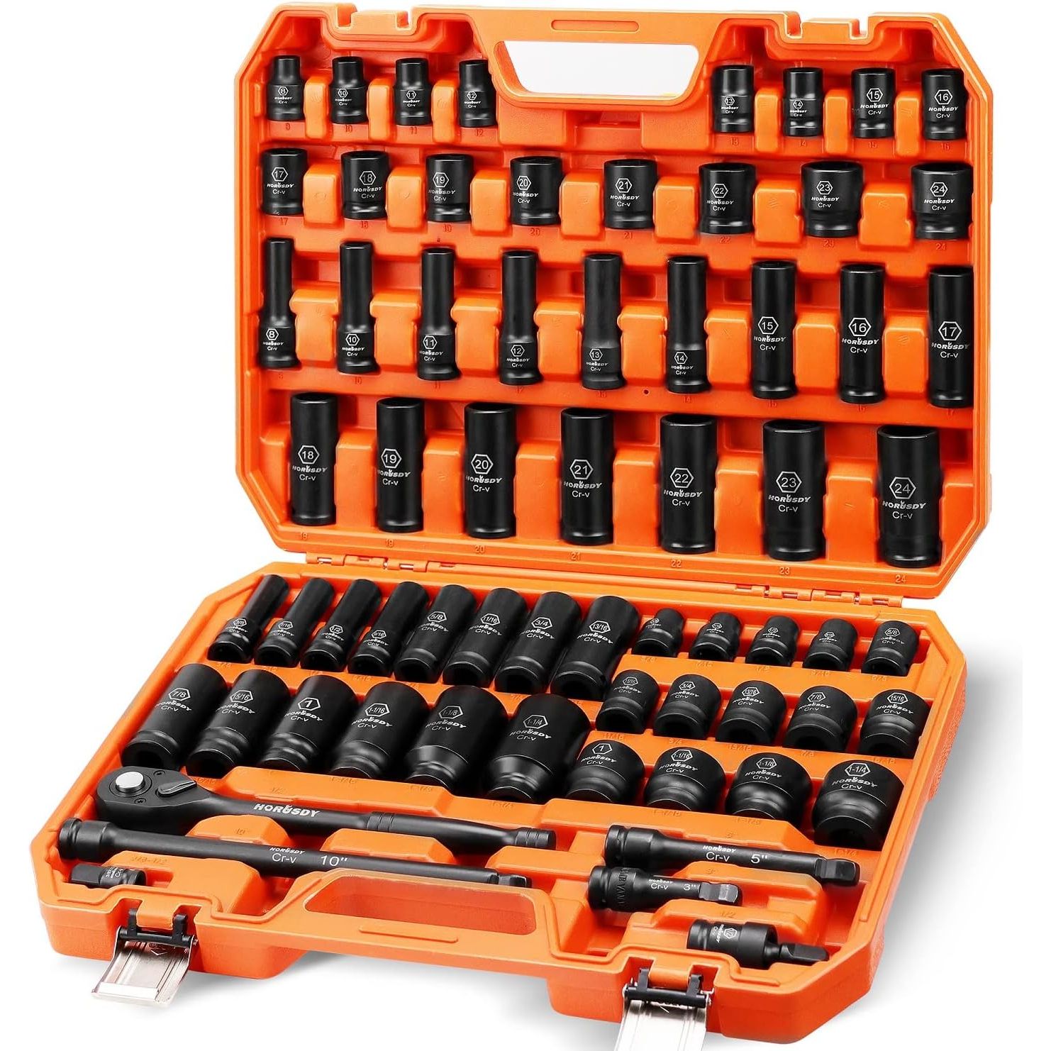 1/2" Drive Impact Socket | 66 Piece Set - South East Clearance Centre