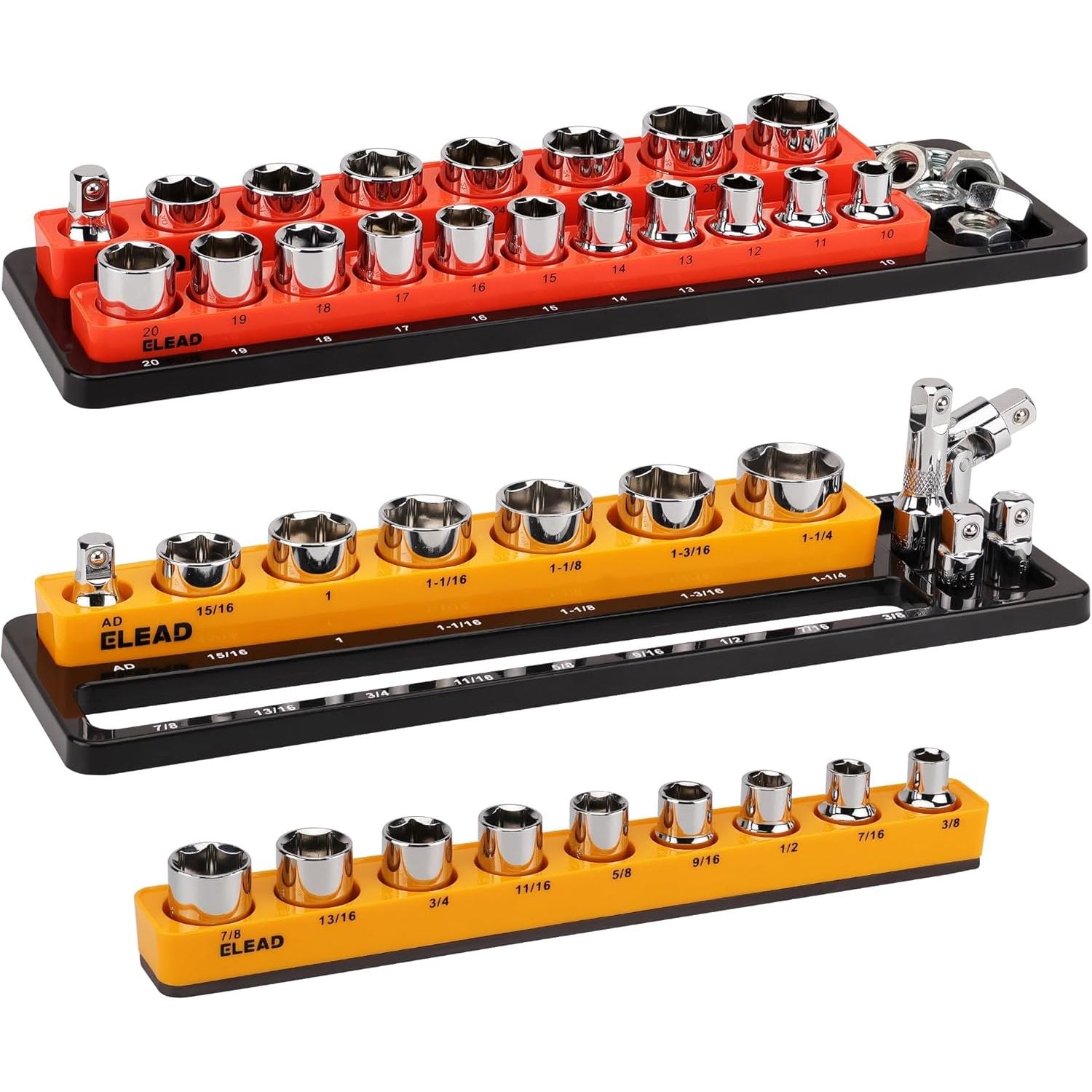 1/2" Drive Magnetic Detacheable Socket Organiser Set - South East Clearance Centre