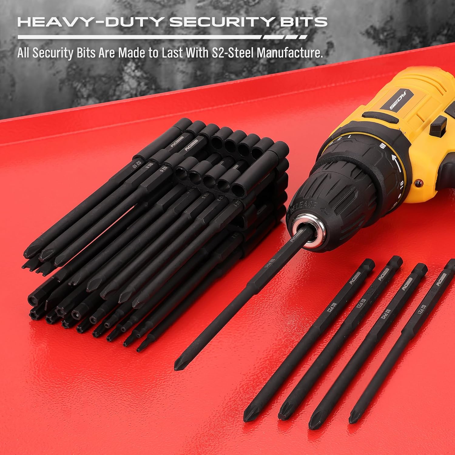 1/4" Extra Long Security Bit Set - South East Clearance Centre