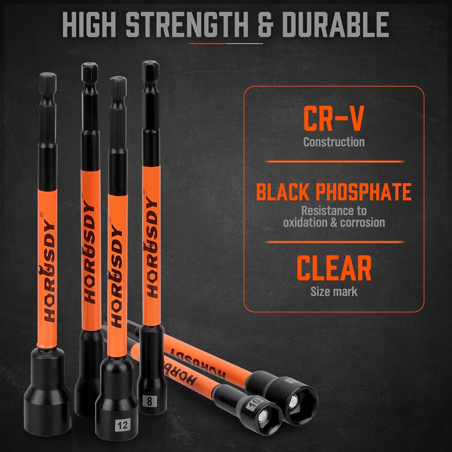 18 Piece Magnetic Nut Driver Set, 1/4" Quick Change - South East Clearance Centre