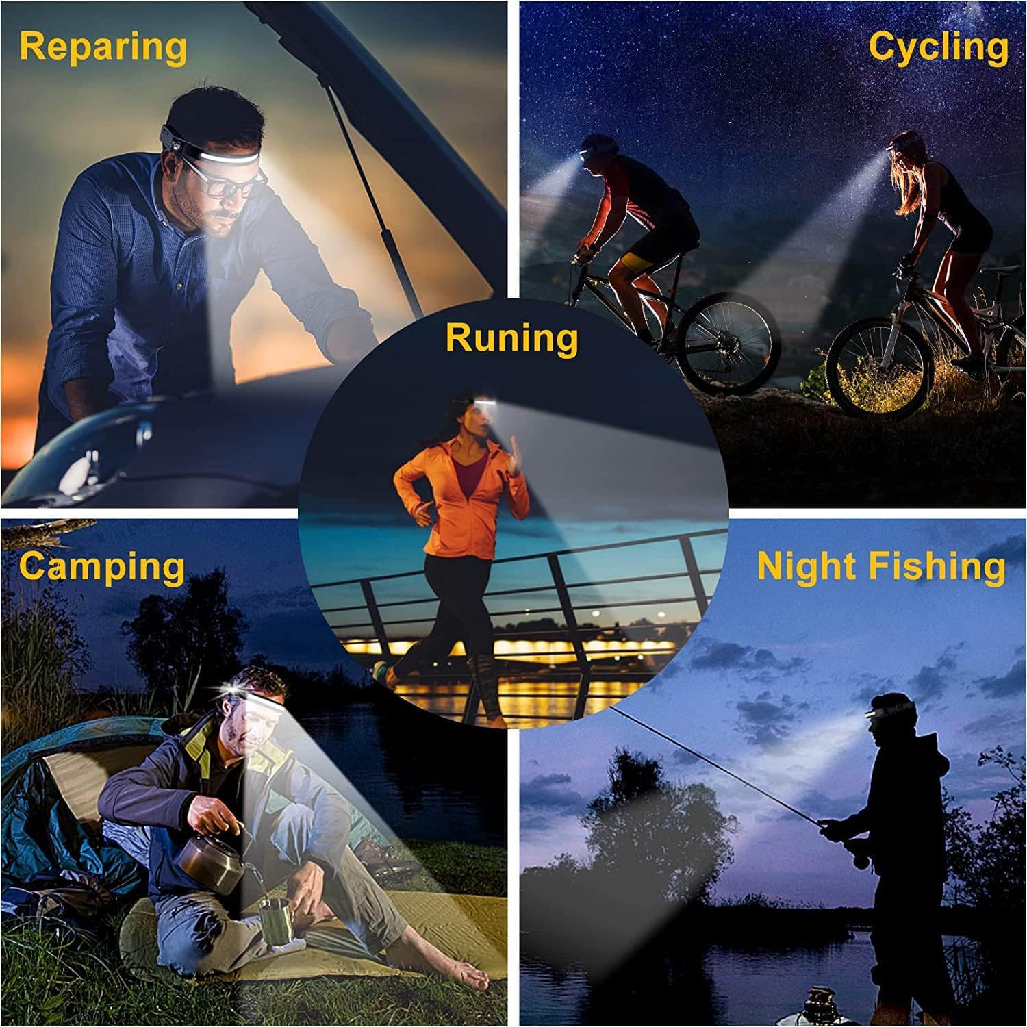 Rechargeable Headlamp Light Strip - South East Clearance Centre