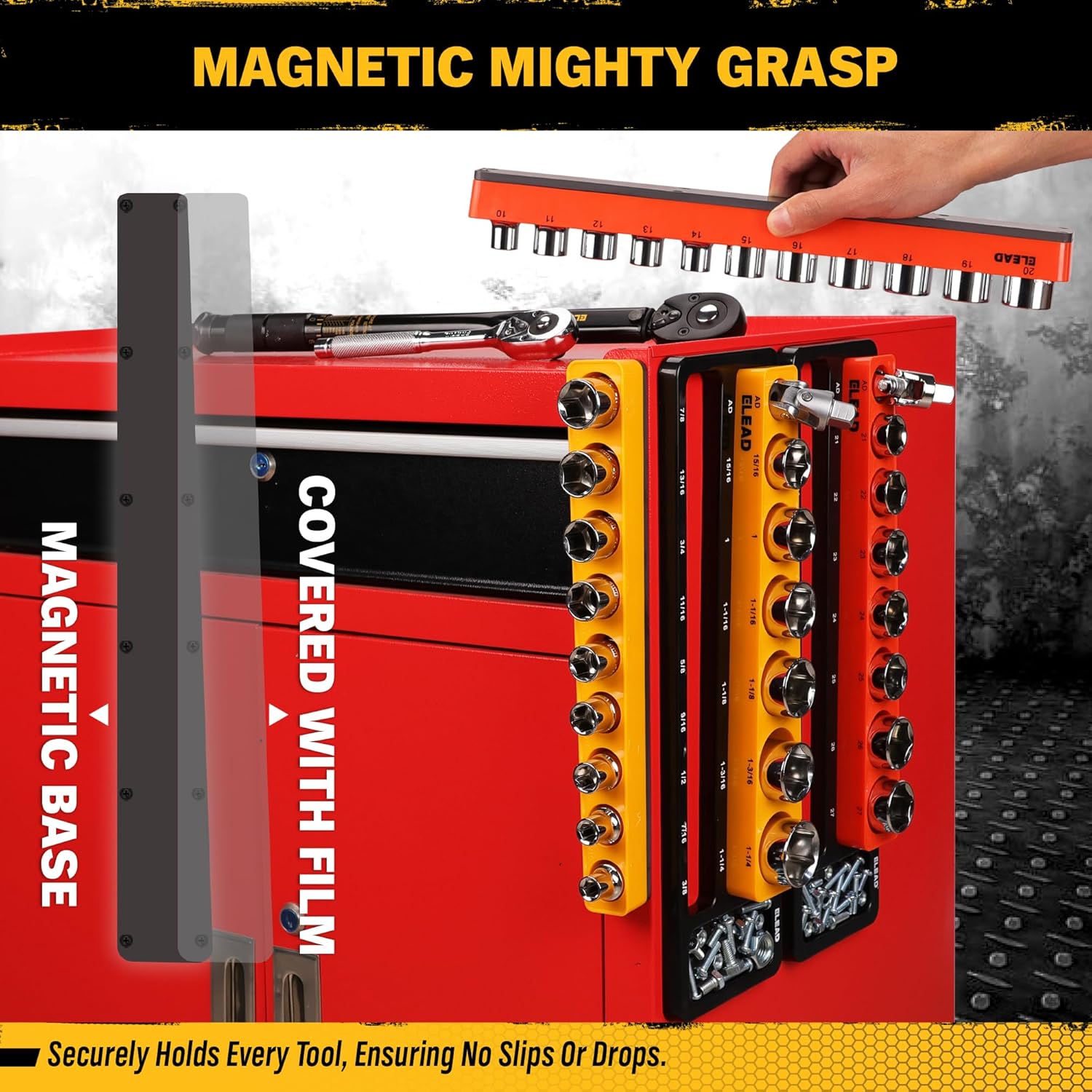 1/2" Drive Magnetic Detacheable Socket Organiser Set - South East Clearance Centre