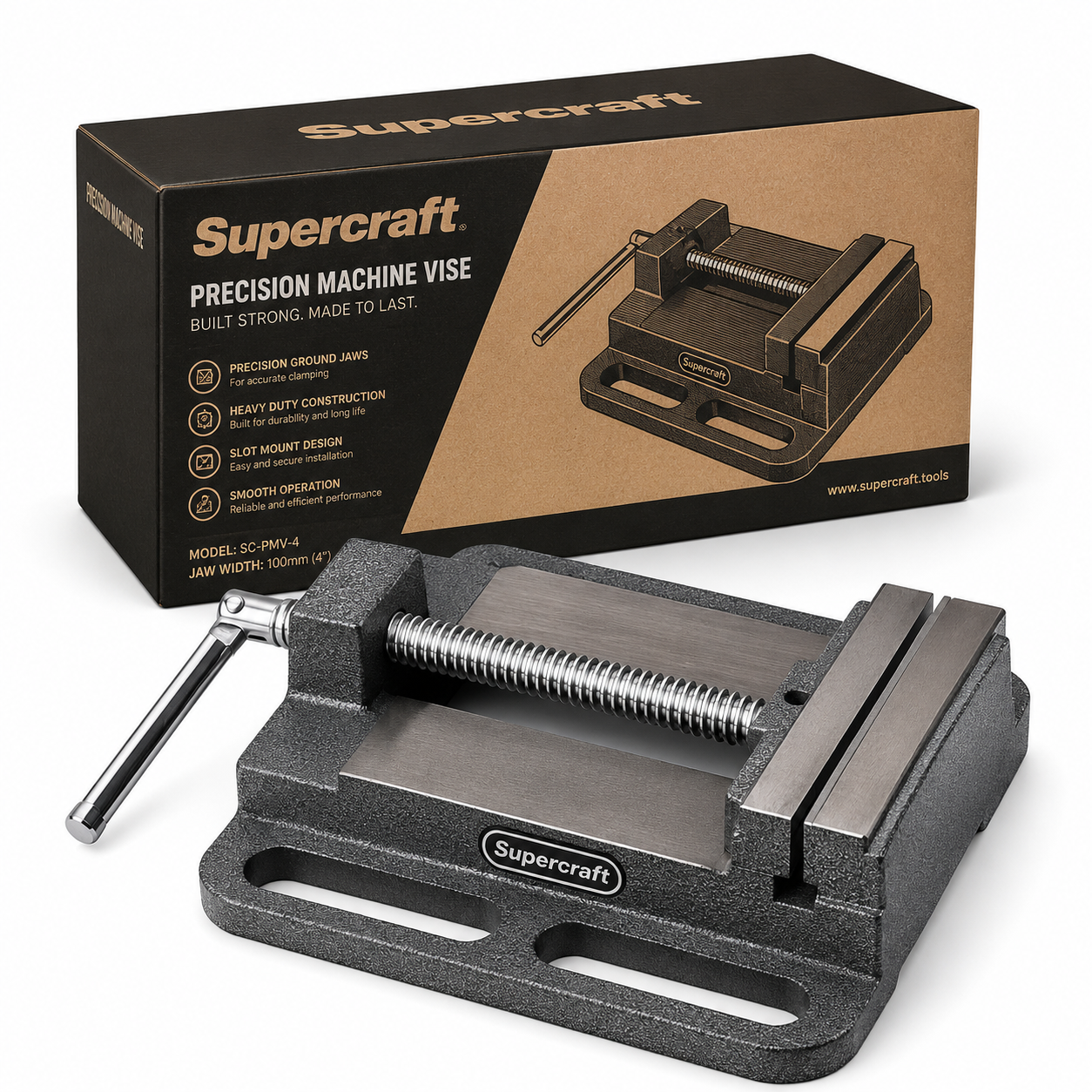 Supercraft Drill Press Vice 100mm