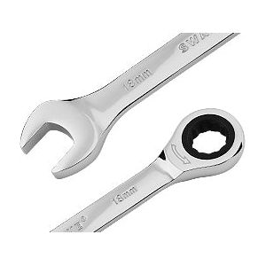 Ratcheting Wrench Set, 11-piece Metric Combination Wrench Set with Pouch CR-V Steel (11PCS METRIC) - South East Clearance Centre