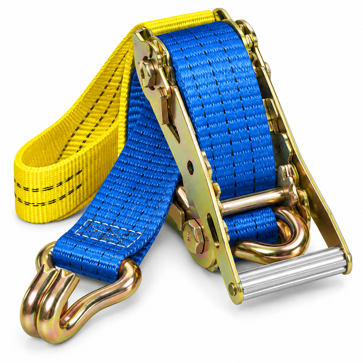 Heavy Duty Ratchet Tie Down Strap – 5,000 lb Working Load Limit