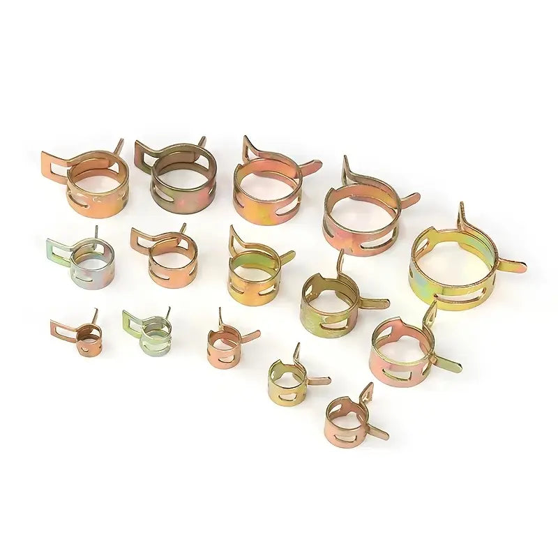 115 Piece Spring Hose Clamps Assortment Kit - South East Clearance Centre