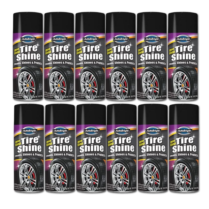 Autobright Tyre Shine | Cleans, Shines & Protects, Box of 12 - South East Clearance Centre