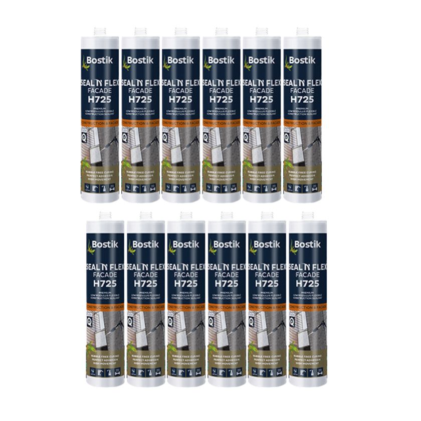 SEAL 'N' FLEX® FACADE H725, Premium Low Modulus Construction Sealant, Grey (Box of 12) - South East Clearance Centre