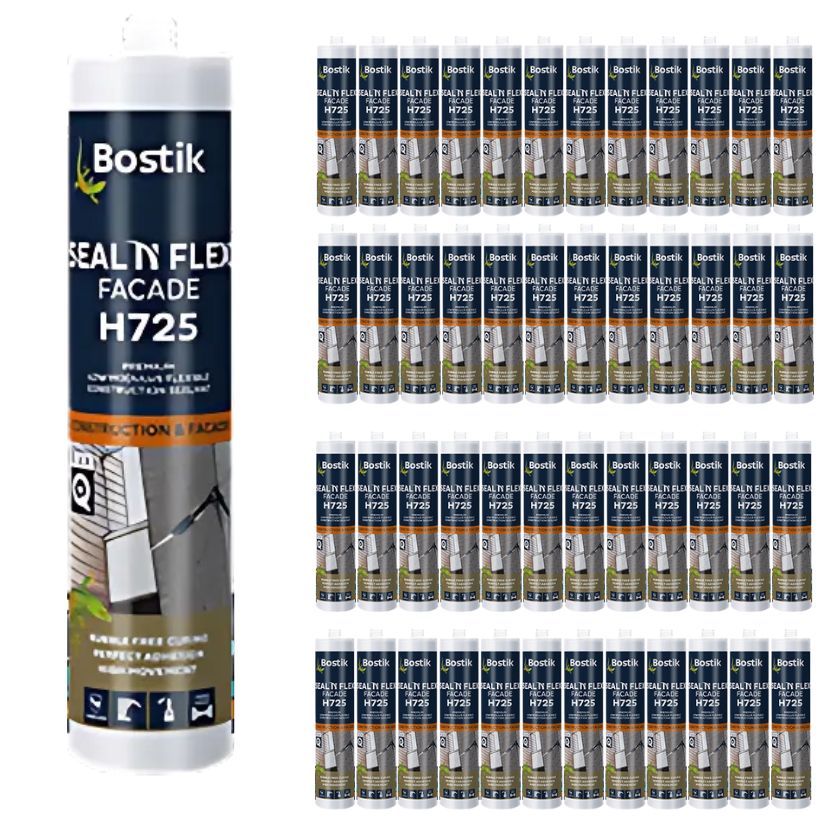 SEAL 'N' FLEX® FACADE H725, Premium Low Modulus Construction Sealant, Grey (Box of 48) - South East Clearance Centre