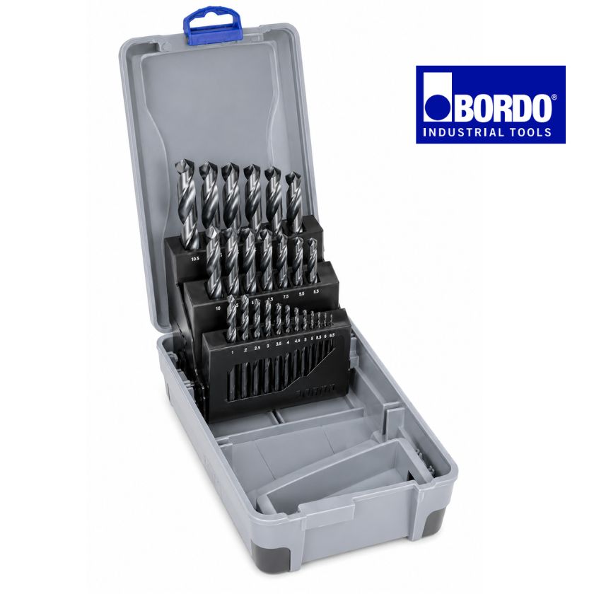 Bordo 2003-M3 - Drill Bit Set - 25 Piece Metric Black HSS