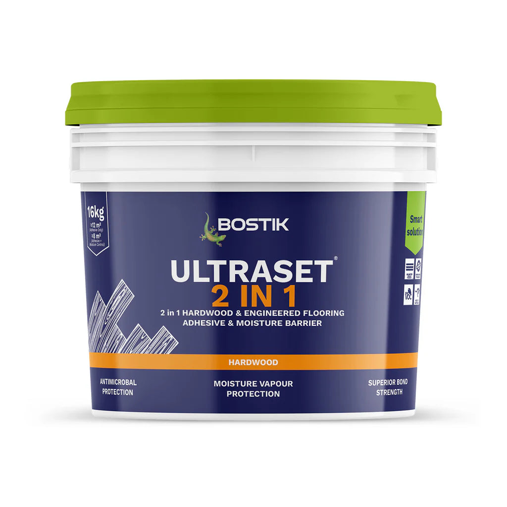 Bostik Ultraset 2in1 Timber Flooring Adhesive - 16kg - South East Clearance Centre