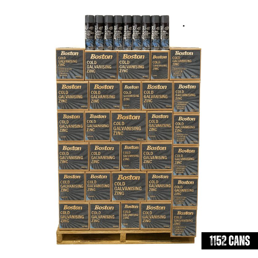 Pallet (1152 Cans)| Boston Cold Galvanizing Spray | BT250 - South East Clearance Centre
