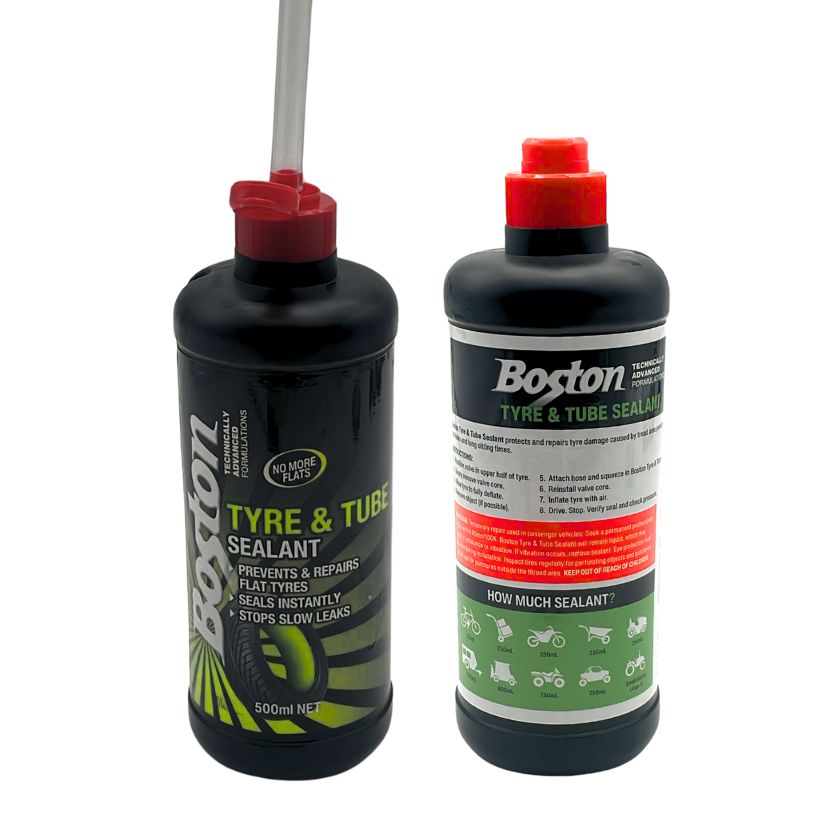 Boston Tyre & Tube Sealant, 500ml (Box of 48) - South East Clearance Centre