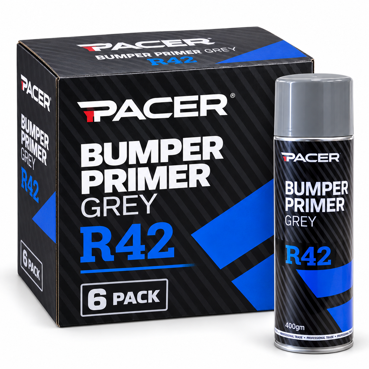 Pacer BPG400 R42 Bumper Primer Grey 400g – Carton of 6