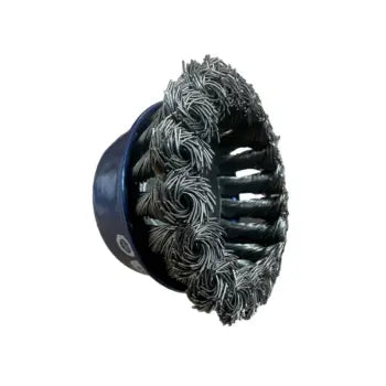 Osborn Stainless Steel Single Angle Grinder Twist Knot Cup Brush M10 - 115mm