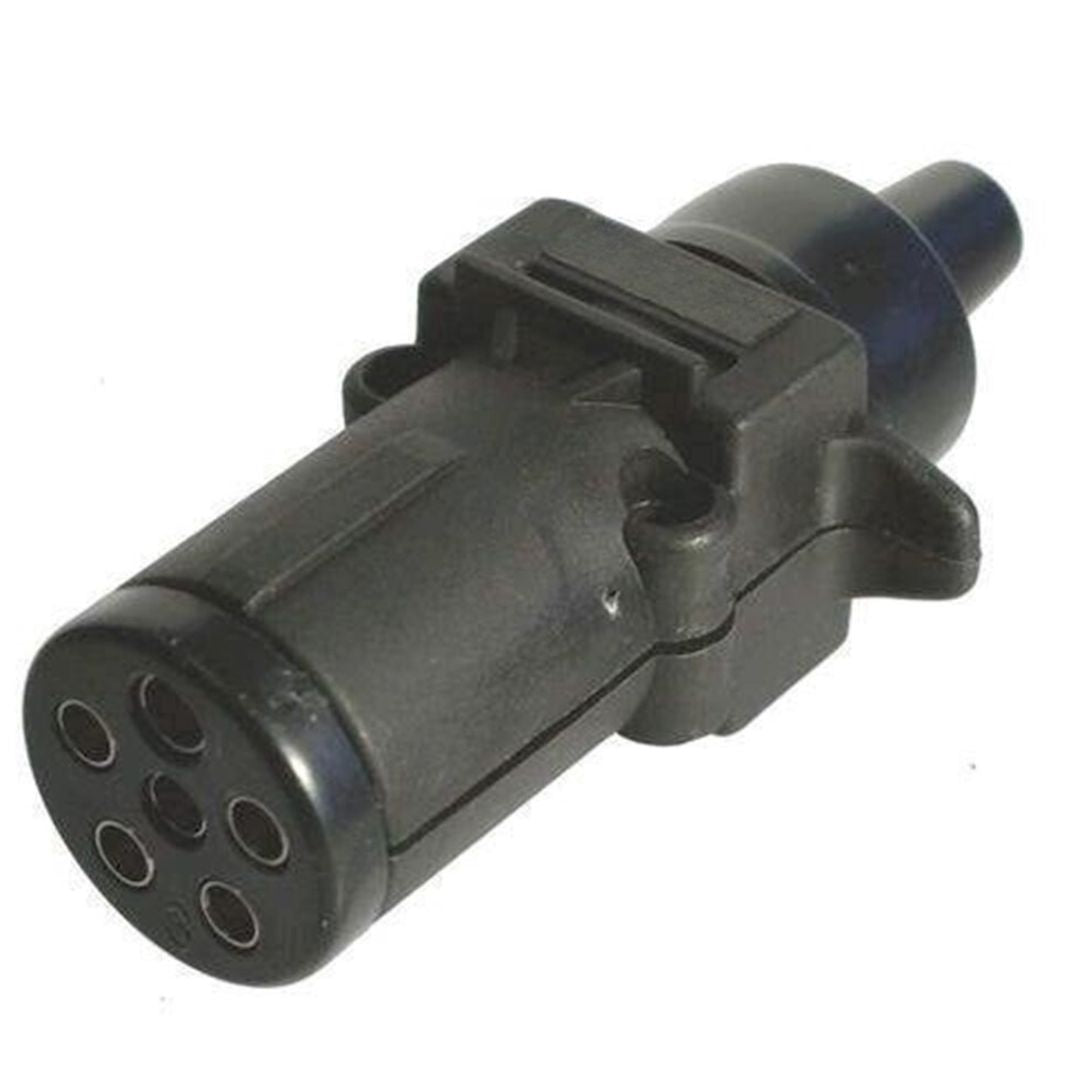 6 PIN SMALL ROUND FEMALE TRAILER CONNECTOR PLUG - South East Clearance Centre